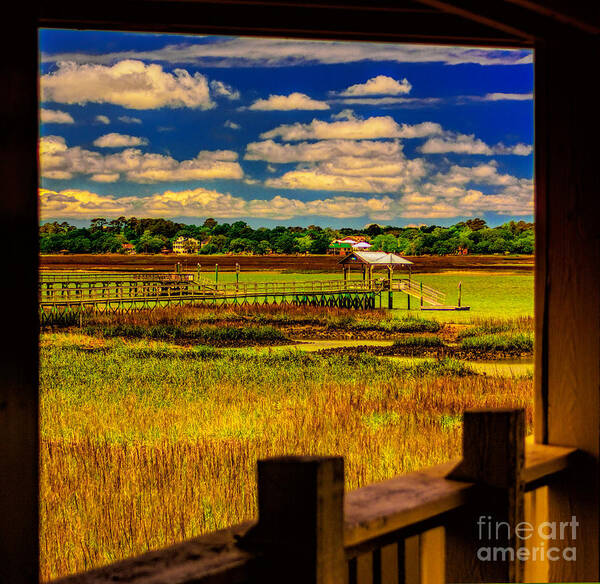 Pier Art Print featuring the photograph View from the Porch by Dave Bosse