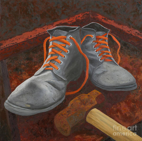 Boots Art Print featuring the photograph These Boots Are Made for Working by Garry McMichael