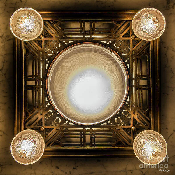 Art Art Print featuring the photograph A Chandelier in the Rookery by David Levin