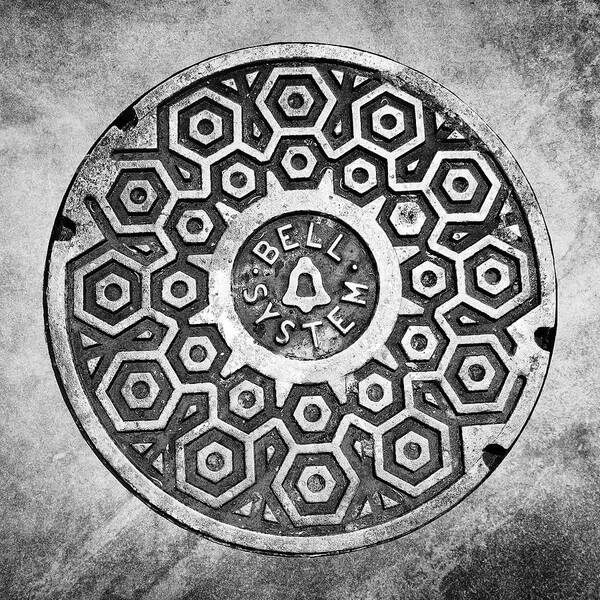Manhole Cover Art Print featuring the photograph Manhole Cover 5 by Dominic Piperata
