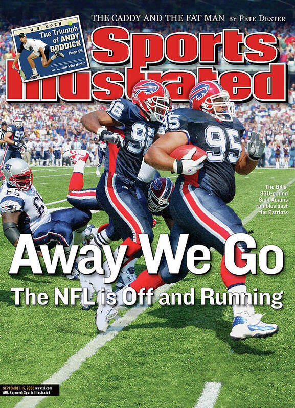 Magazine Cover Art Print featuring the photograph Away We Go The Nfl Is Off And Running Sports Illustrated Cover by Sports Illustrated