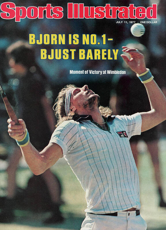 Tennis Art Print featuring the photograph Bjorn Is No. 1 - Bjust Barely Sports Illustrated Cover by Sports Illustrated