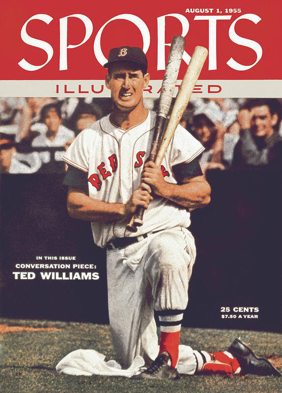 Magazine Cover Art Print featuring the photograph Boston Red Sox Ted Williams... Sports Illustrated Cover by Sports Illustrated