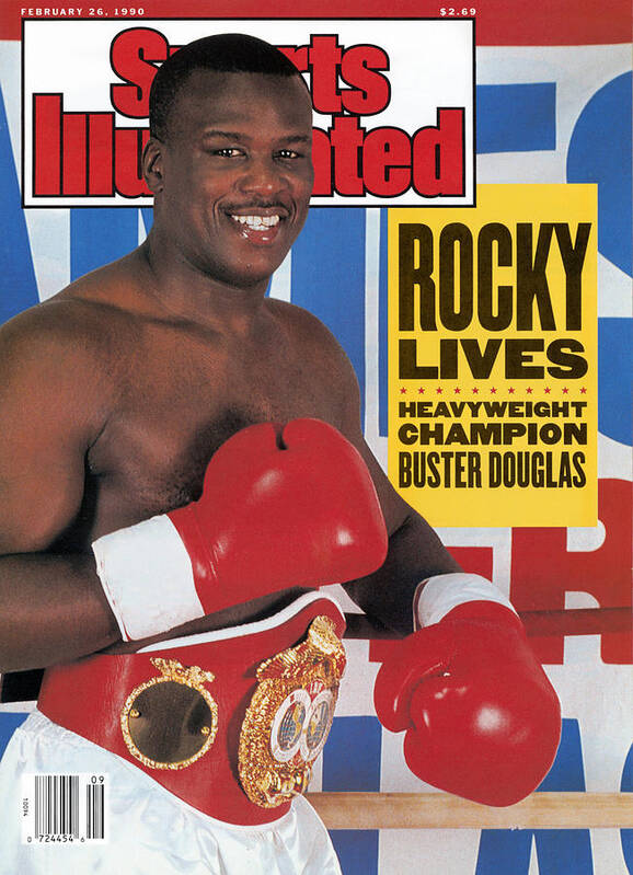 People Art Print featuring the photograph Buster Douglas, Heavyweight Boxing Sports Illustrated Cover by Sports Illustrated