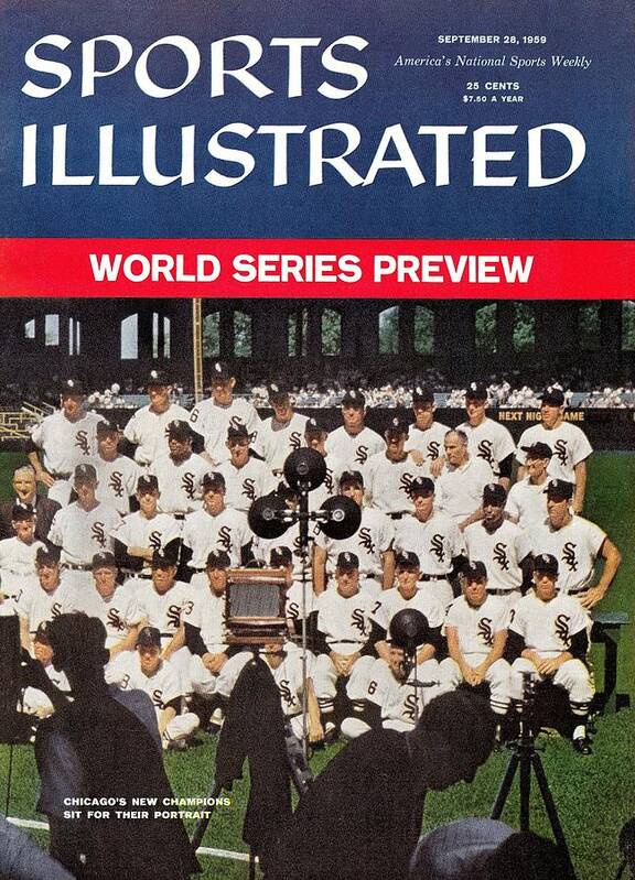 Magazine Cover Art Print featuring the photograph Chicago White Sox Sports Illustrated Cover by Sports Illustrated