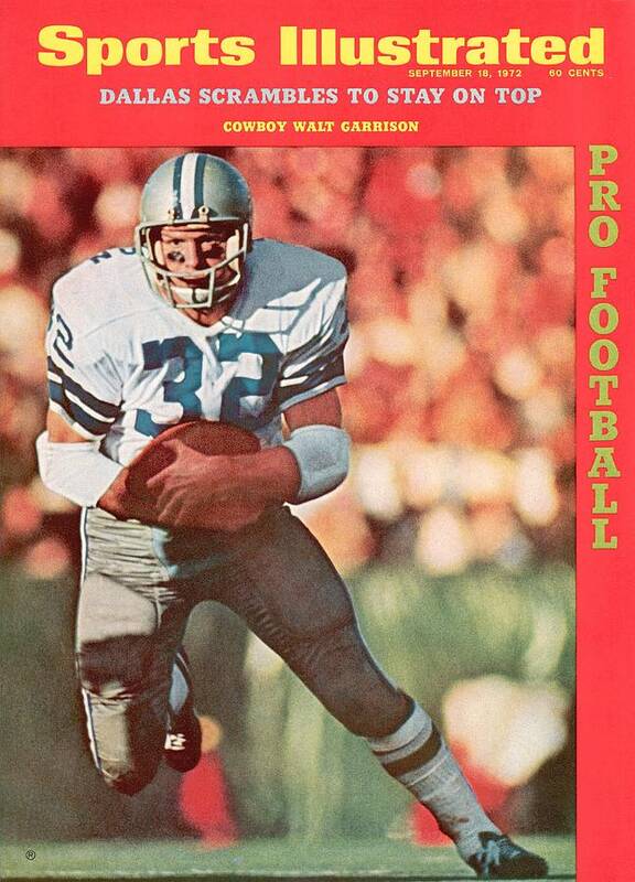 Magazine Cover Art Print featuring the photograph Dallas Cowboys Walt Garrison, Super Bowl Vi Sports Illustrated Cover by Sports Illustrated