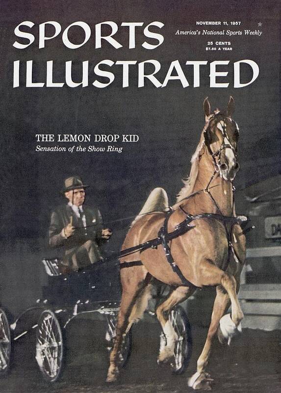 Horse Art Print featuring the photograph Lemon Drop Kid, 1957 Kentucky State Fair Horse Show Sports Illustrated Cover by Sports Illustrated