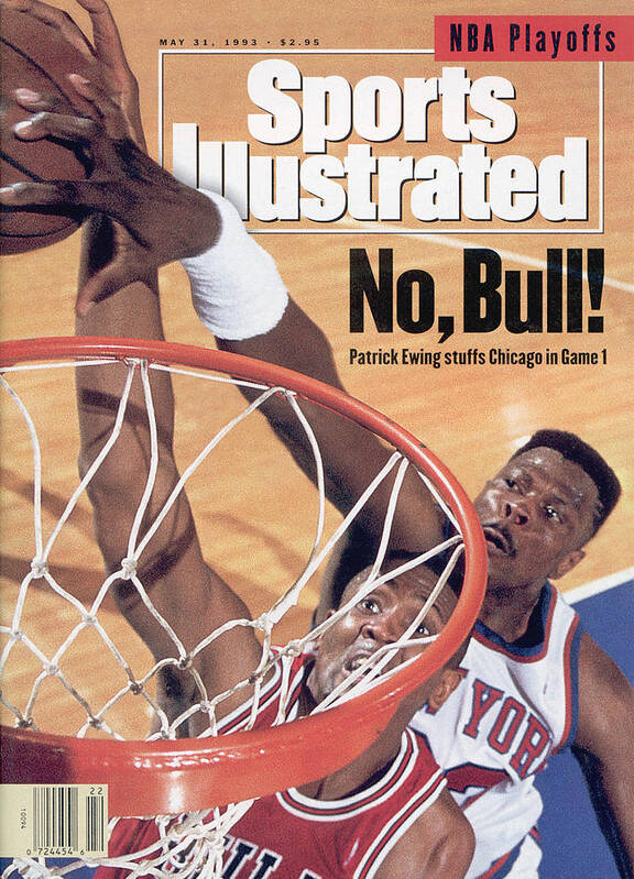 Chicago Bulls Art Print featuring the photograph New York Knicks Patrick Ewing, 1993 Nba Eastern Conference Sports Illustrated Cover by Sports Illustrated