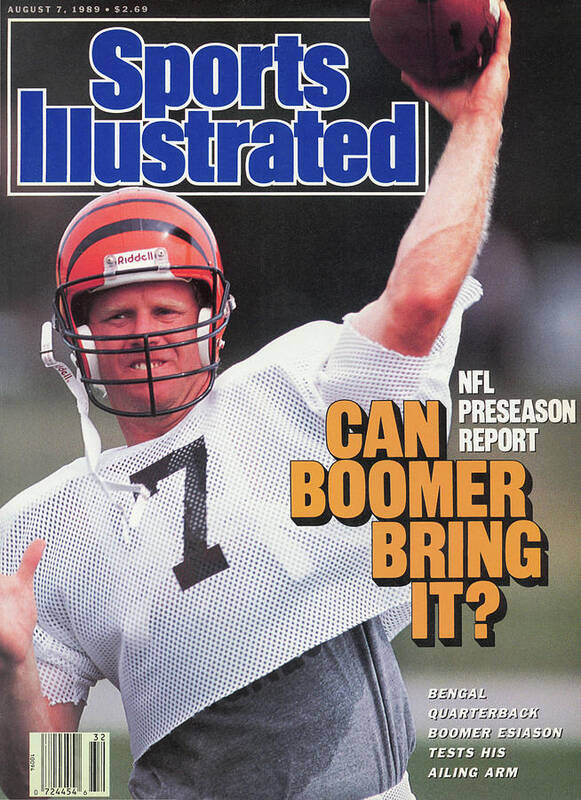 Magazine Cover Art Print featuring the photograph Nfl Preseason Report Can Boomer Bring It Sports Illustrated Cover by Sports Illustrated