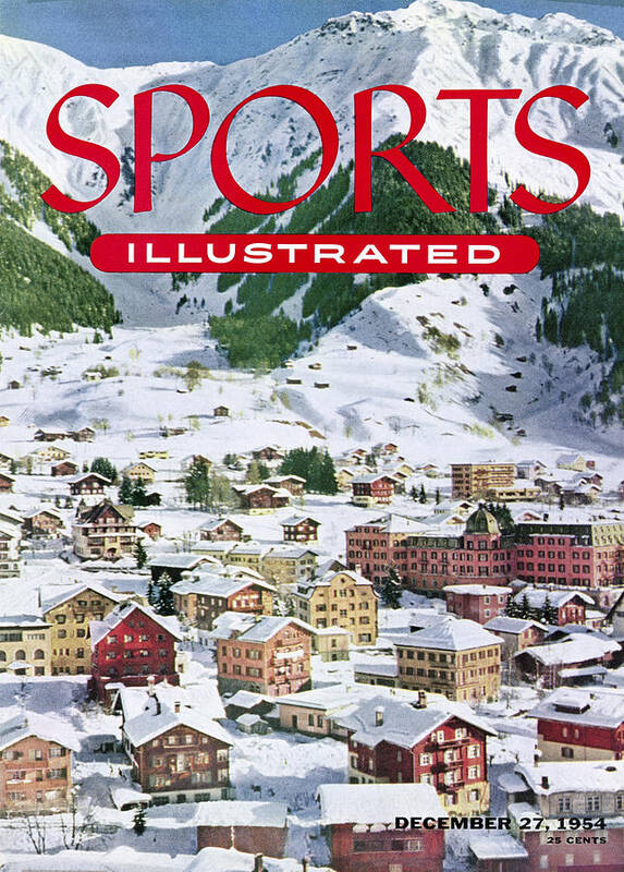 Magazine Cover Art Print featuring the photograph Skiing At The Parsenn Sports Illustrated Cover by Sports Illustrated