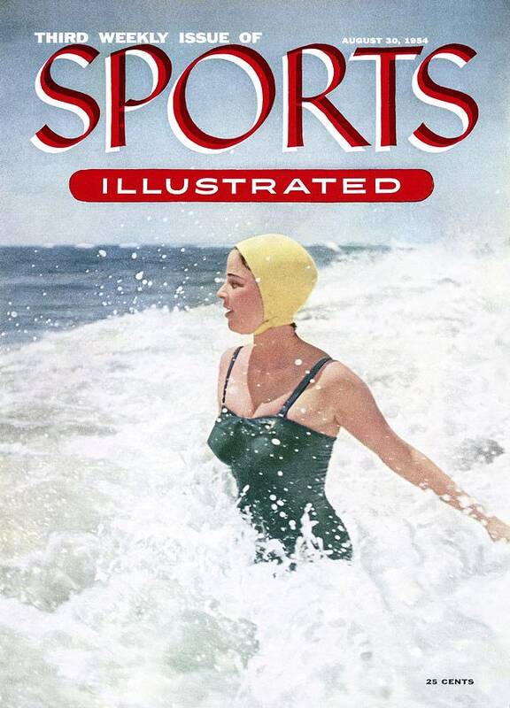Magazine Cover Art Print featuring the photograph Surf Bathing Closeups Sports Illustrated Cover by Sports Illustrated