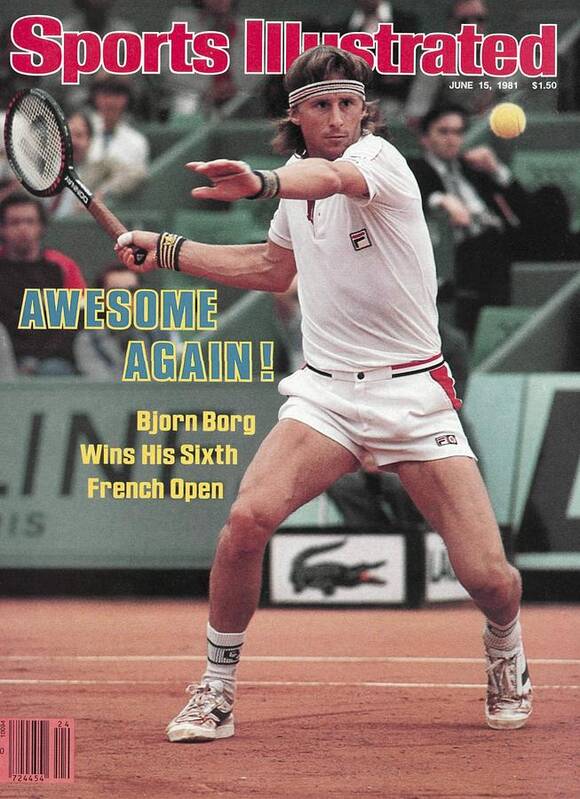 1980-1989 Art Print featuring the photograph Sweden Bjorn Borg, 1981 French Open Sports Illustrated Cover by Sports Illustrated