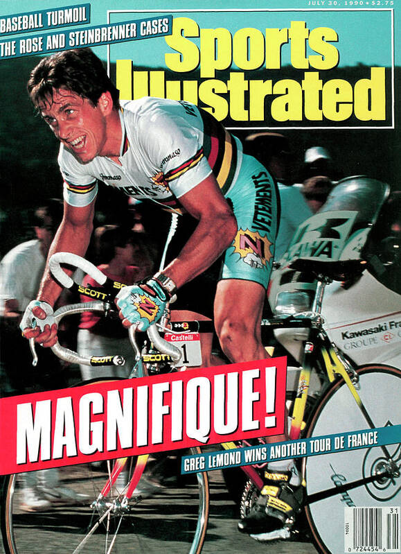 Sports Illustrated Art Print featuring the photograph Team Z Clothing Greg Lemond, 1990 Tour De France Sports Illustrated Cover by Sports Illustrated