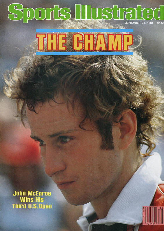 1980-1989 Art Print featuring the photograph The Champ John Mcenroe Wins His Third Us Open Sports Illustrated Cover by Sports Illustrated