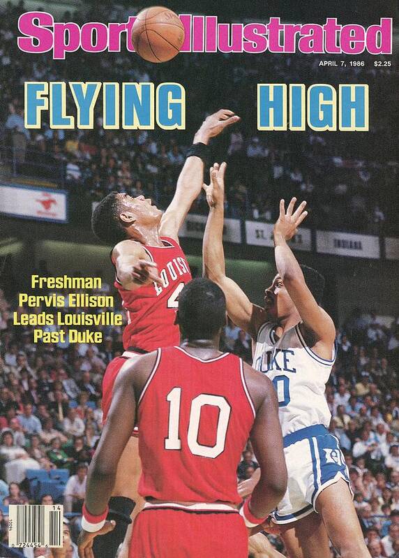 1980-1989 Art Print featuring the photograph University Of Louisville Pervis Ellison, 1986 Ncaa National Sports Illustrated Cover by Sports Illustrated