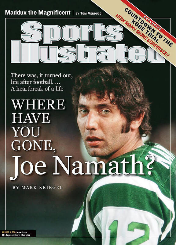 Magazine Cover Art Print featuring the photograph Where Have You Gone, Joe Namath Sports Illustrated Cover by Sports Illustrated