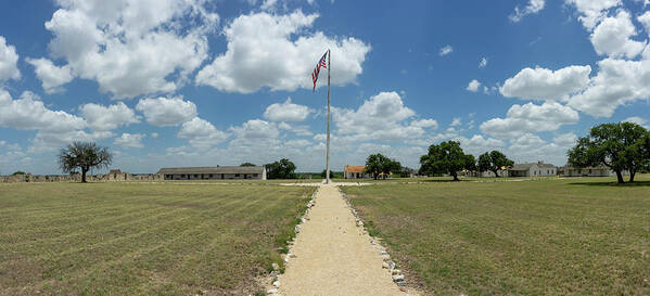 Texas Art Print featuring the photograph Fort McKavett Parade Ground by Joshua House