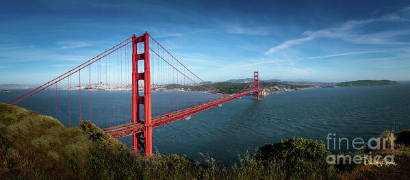 David Levin Photography Art Print featuring the photograph San Francisco's Iconic Golden Gate Bridge by David Levin