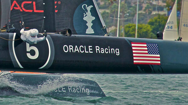 Oracle Racing Art Print featuring the photograph Oracle Team USA #1 by Steven Lapkin