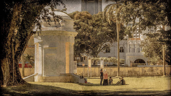 Architecture Art Print featuring the photograph George Town, Penang, Malaysia - Basking in the Shade by Mark Forte