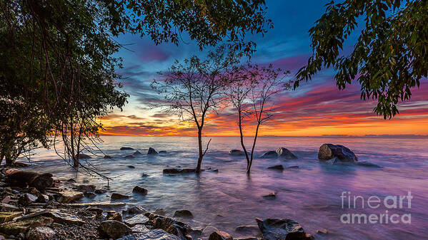 Boulder Point Art Print featuring the photograph Milwaukee Rise by Andrew Slater