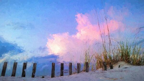 Beach Art Print featuring the photograph Sunrise Storms in South Walton by JC Findley