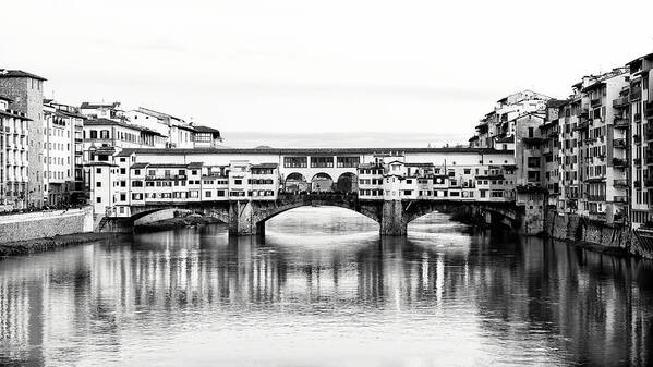 Leica M9 Art Print featuring the photograph Ponte Vecchio, Florence by Eugene Nikiforov