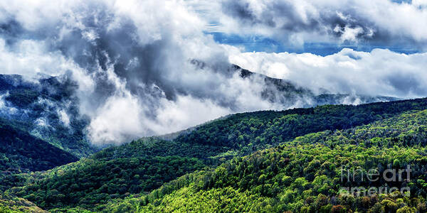 Spring Art Print featuring the photograph Clearing Storm Highland Scenic Highway by Thomas R Fletcher