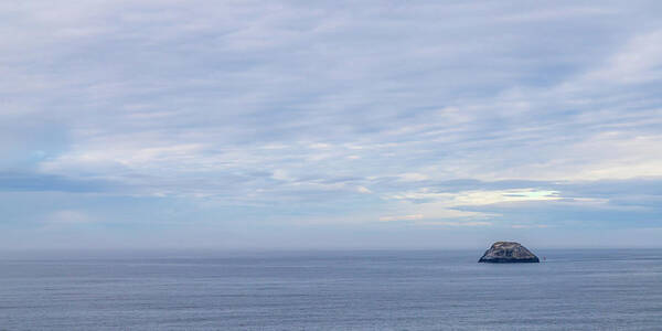 Beach Art Print featuring the photograph Rock #1 by Peter Tellone