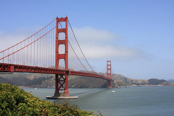 Golden Gate Bridge - Ann Van Breemen Art Print featuring the photograph Golden Gate Bridge by Ann Van Breemen
