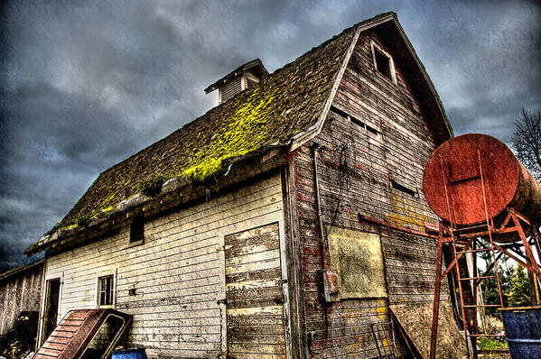 Farm Art Print featuring the photograph Handy Barn by Arthur Fix