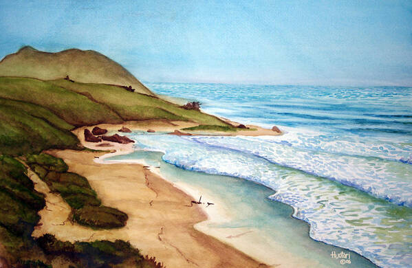 Rick Huotari Art Print featuring the painting Pacific by Rick Huotari