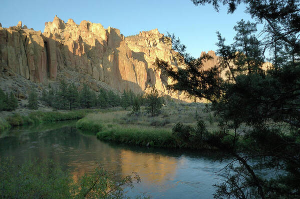 Crooked River Art Print featuring the photograph River Rocks by Arthur Fix