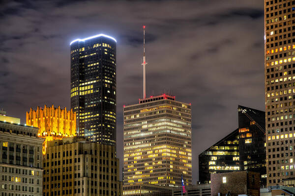 Downtown Art Print featuring the photograph Tall Tops by Tim Stanley