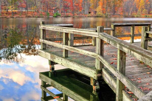 Cunningham Falls Art Print featuring the photograph The Dock by JC Findley