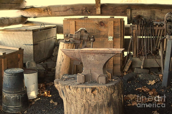  Wagon Jack Art Print featuring the photograph The Old Shed by M Three Photos