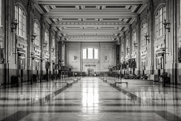 Train Station Art Print featuring the photograph Train Station by Sennie Pierson