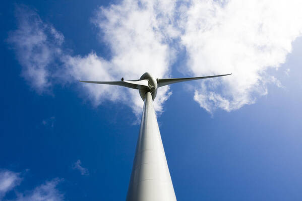 Wind Turbines Art Print featuring the photograph Wind power by Jim Orr