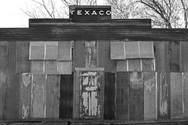 Texas Art Print featuring the photograph Filling Station by Paul Huchton