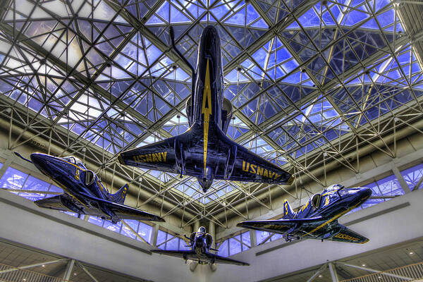 Florida Art Print featuring the photograph Blue Angels #1 by Tim Stanley