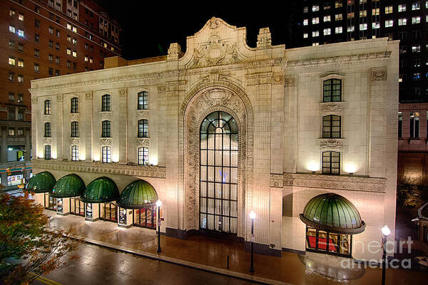 Heinz Hall Art Print featuring the photograph Heinz Hall Pittsburgh Pennsylvania #1 by Amy Cicconi