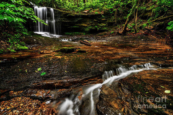 Usa Art Print featuring the photograph West Virginia Waterfall #26 by Thomas R Fletcher