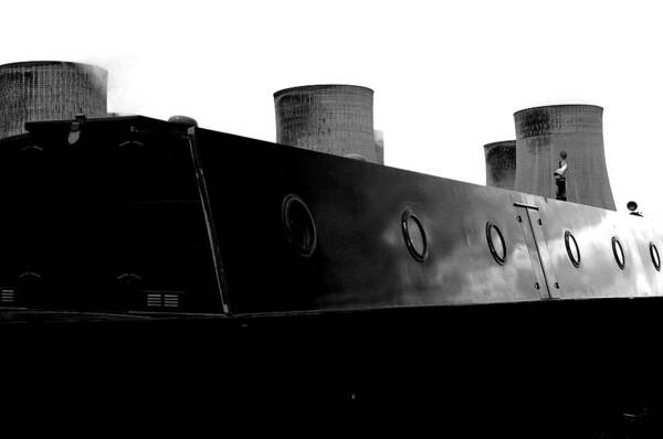 Jez C Self Art Print featuring the photograph Cooling barge by Jez C Self