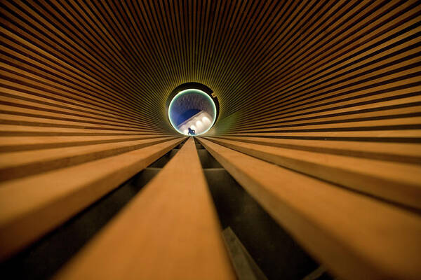 Tunnel Art Print featuring the photograph Light at the End of the Tunnel by Matthew Bamberg