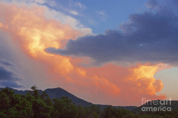 Natanson Art Print featuring the photograph Ortiz Sunset Clouds by Steven Natanson