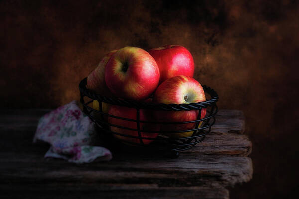Apple Art Print featuring the photograph Red Apples by Tom Mc Nemar