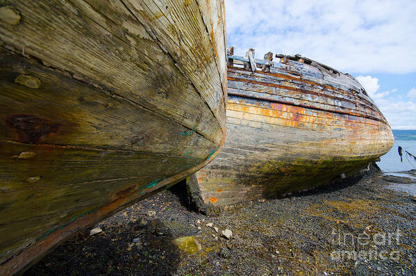 Salen Wrecks Art Print featuring the photograph The Salen Wrecks by Smart Aviation