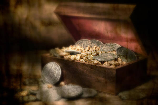 Money Art Print featuring the photograph Treasure Chest by Tom Mc Nemar