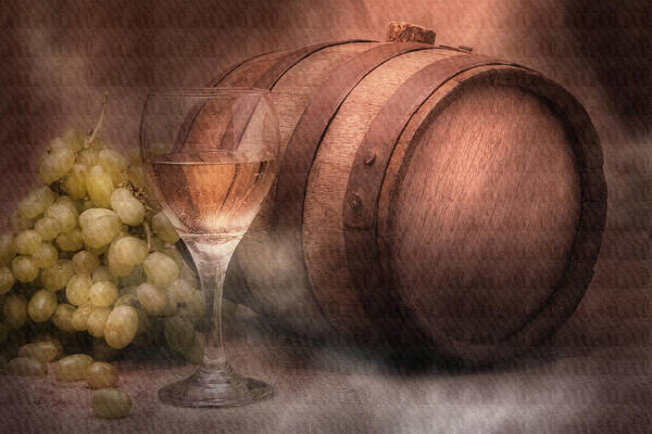 Wine Art Print featuring the photograph Vintage Wine by Tom Mc Nemar