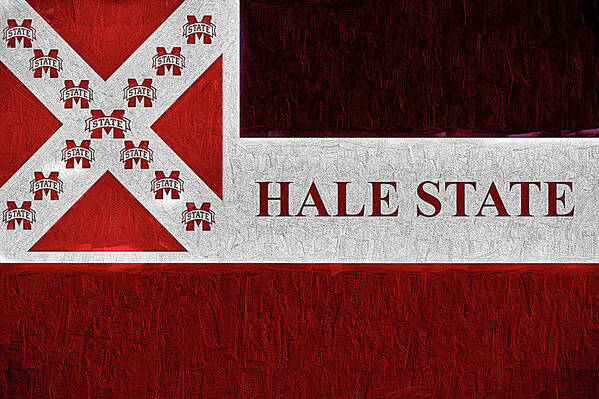 Msu Art Print featuring the digital art HALE State by JC Findley